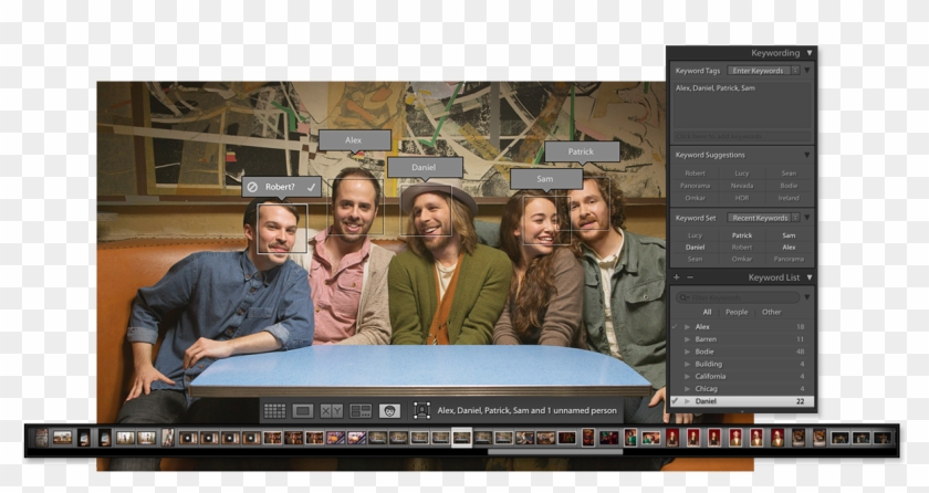 Facialrecognition - Adobe Lightroom Clipart #4087963