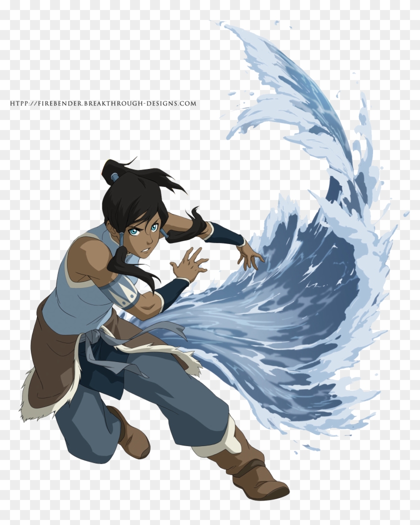 Download Korra Waterbending Render - Légende Korra Clipart