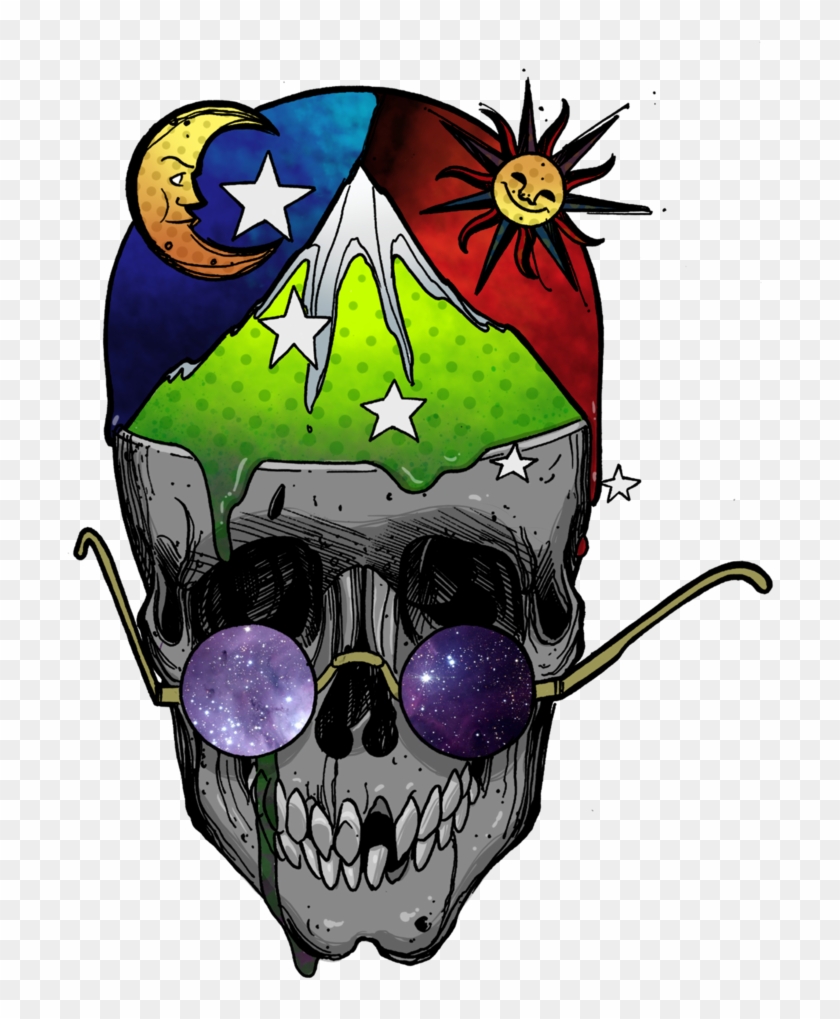 Photo Caveira Ok 2 Zpsmlpakjb7 - Psychedelic Art On Shirts Clipart