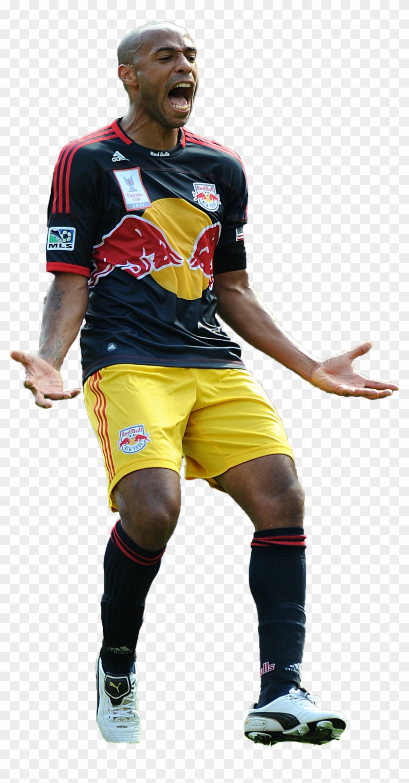 Thierry Henry - Thierry Henry New York Red Bulls Png Clipart