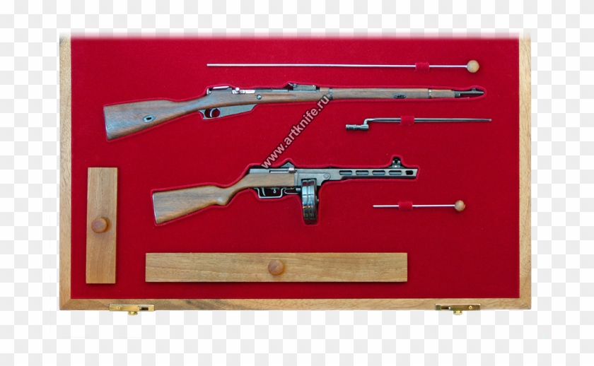 Collection Of The Operating Miniature Models Of Fire-arms - Assault Rifle Clipart #4088278