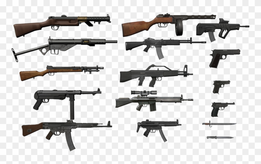 Spinner Big Black - Firearm Clipart