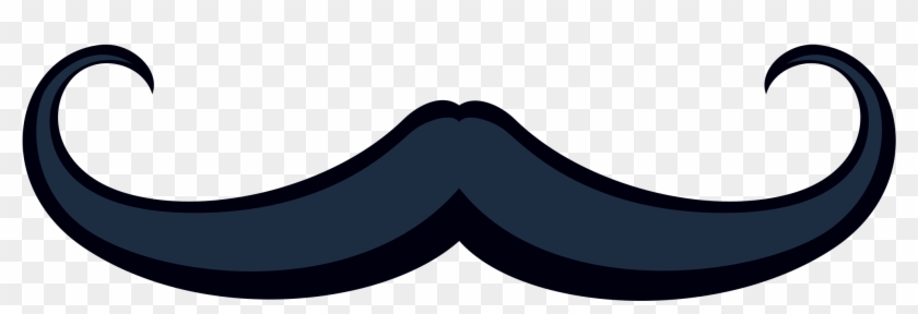 Vintage Mustache Nálepka Od Uživatele Twitterověřený Clipart