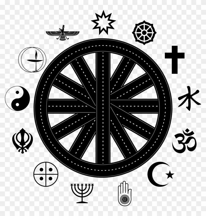 One Road Paths Big Image Png Ⓒ - Central Sikh Gurdwara Board Clipart