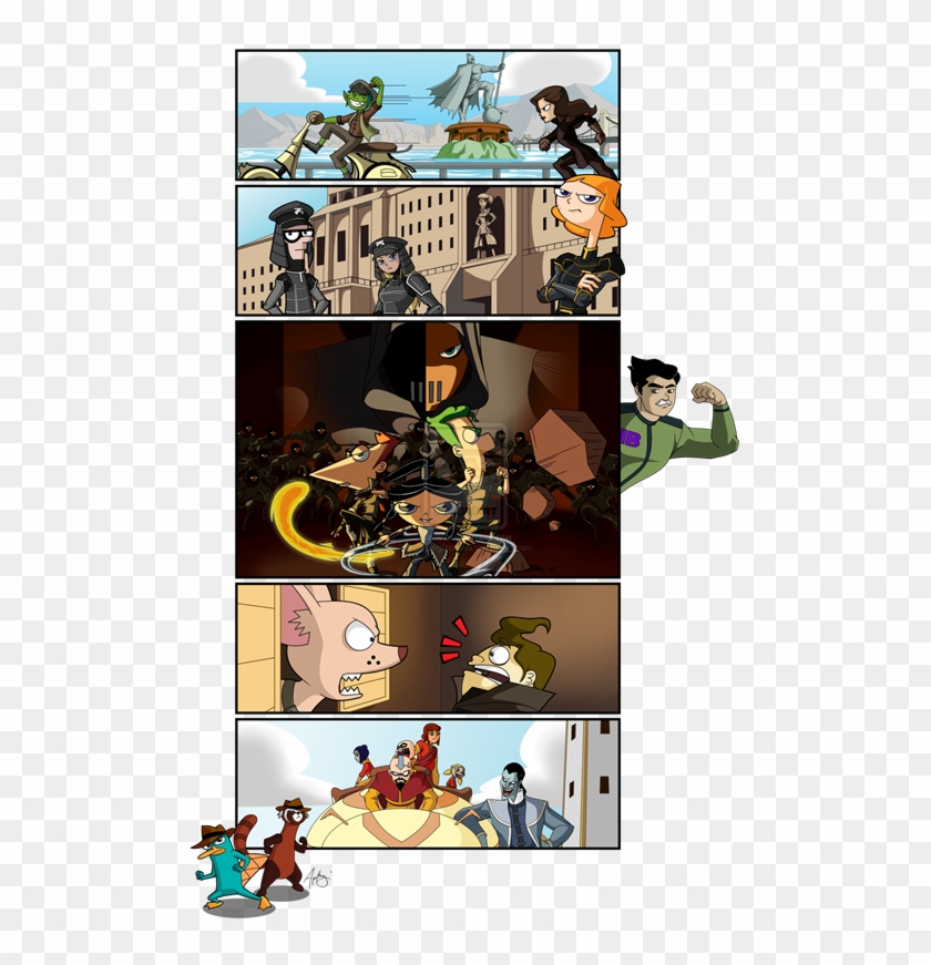 The Legend Of Teen Phineas - Cartoon Clipart