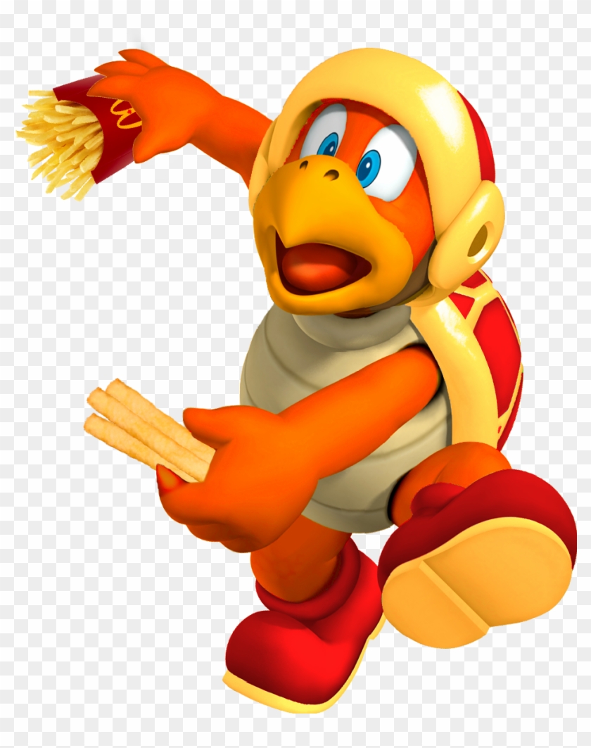 French Fry Bro - Mario Character Hammer Bro Clipart #4089312