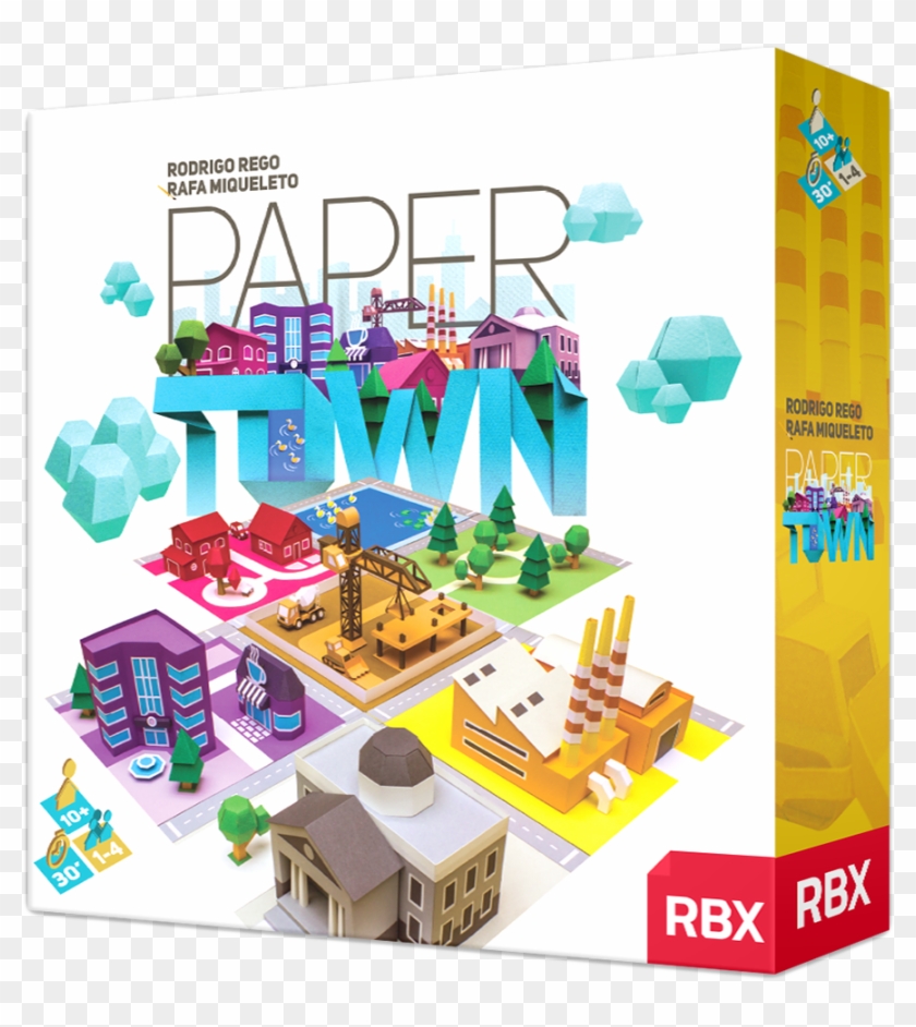 The Peaceful Village Of Papertown Is Expanding Like - Paper Town Board Game Clipart