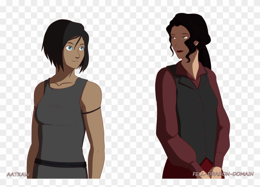 Red Lotus Korra Au Sketches - Cartoon Clipart