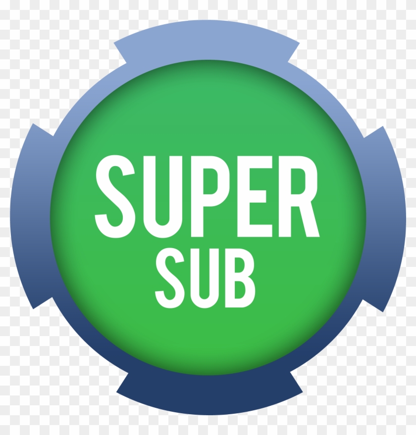 The Super Sub Badge Is Awarded To Members That Have - Iowa Super Soccer Clipart #4089717