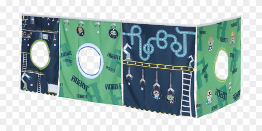 Play Curtain - Robot - Curtain Clipart