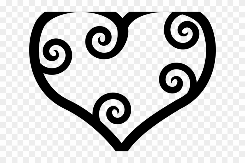Heart Clipart Softball - Heart Coloring Pages - Png Download #4090410