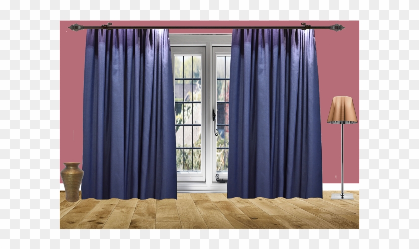 Ready Made Curtain - Window Covering Clipart #4090628