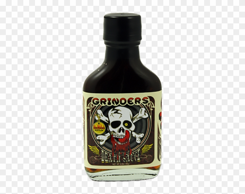 Grinders Death Sauce - Hot Sauce With Skull And Crossbones Clipart #4090839