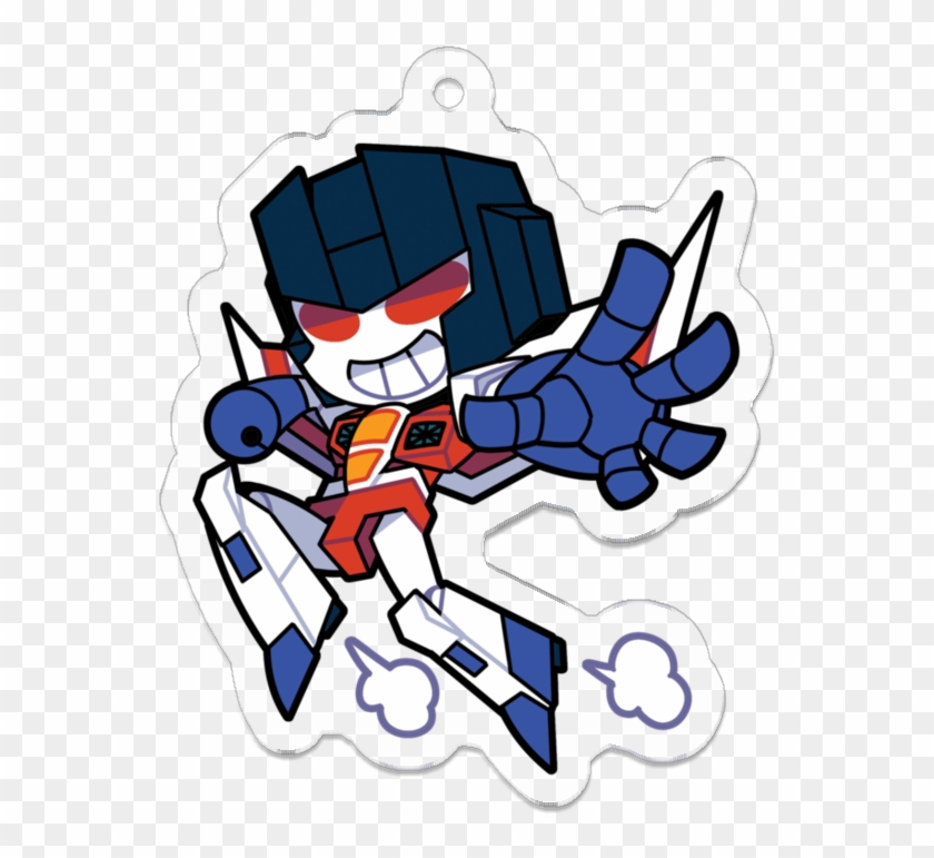 Starscream Keychain - Cartoon Clipart