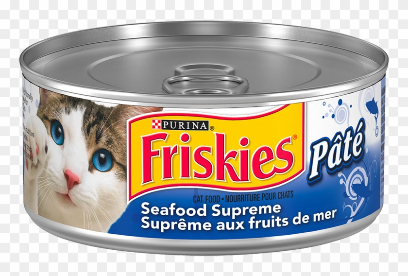 127 Friskies Pate Seafood Supreme Cat Food Png - Friskies Wet Cat Food Canada Clipart #4091242