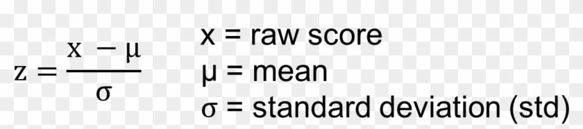 Since These Scores On These Tests Have A Normal Distribution, - Z Score Formula Clipart #4091508