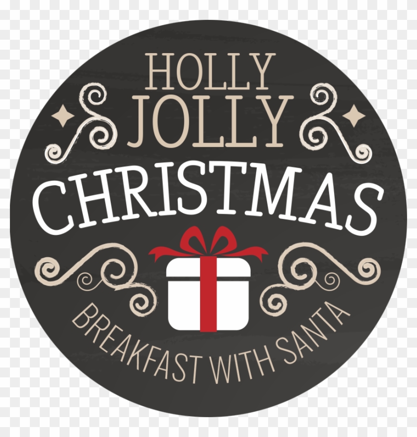 2018 Holly Jolly Christmas - Label Clipart #4091858