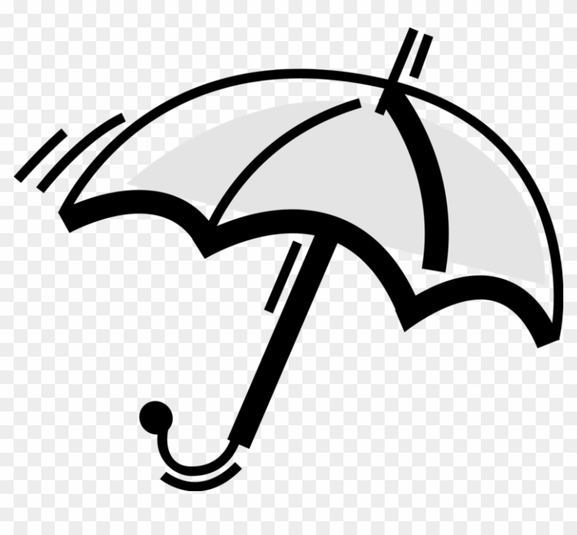 Vector Illustration Of Umbrella Or Parasol Provides Clipart #4092054