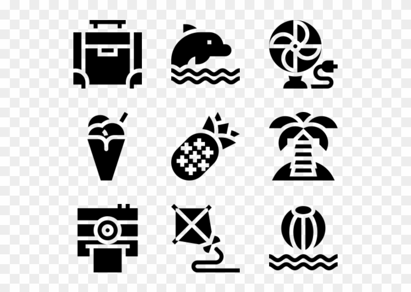 Summer - Presentation Icon Vector Clipart #4092091