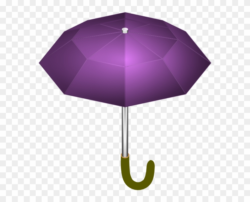 Umbrella Clip Vector - Guarda Chuva Roxo Desenho - Png Download #4092285