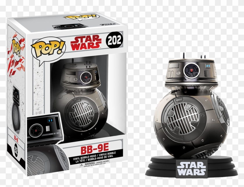Funko Pop Star Wars The Last Jedi Bb-9e Chrome Exclusive - Funko Chrome Bb 9e Clipart #4092366