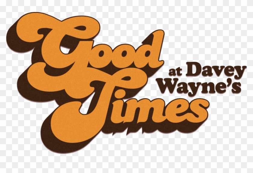 Good Times At Davey Wayne's Logo Clipart