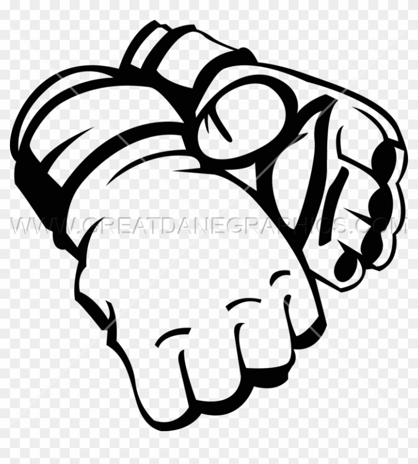 Mma Gloves Silhouette Png Clipart (#4092775) - PikPng