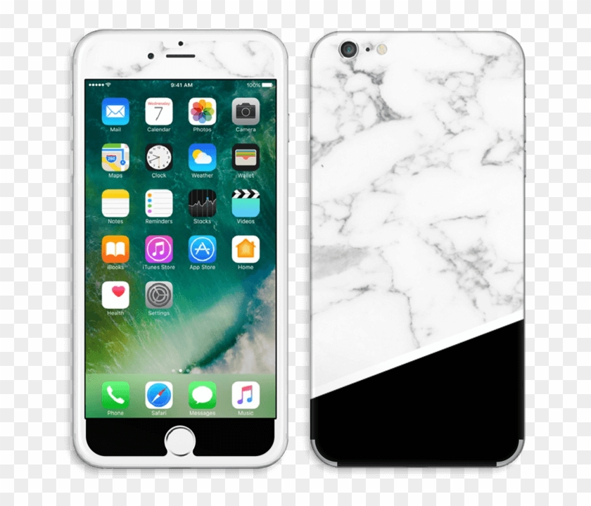 Black And White Skin Iphone 6 Plus - Phone 7 Price In India Clipart #4093099