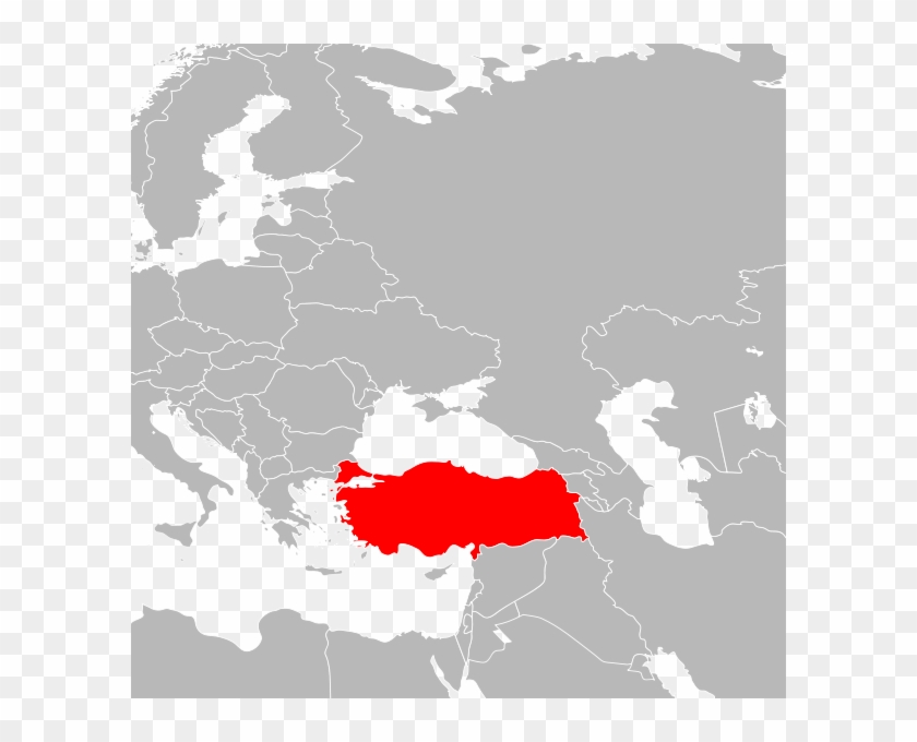 600px-location Of Turkey - Map Of Iran And Italy Clipart #4093218