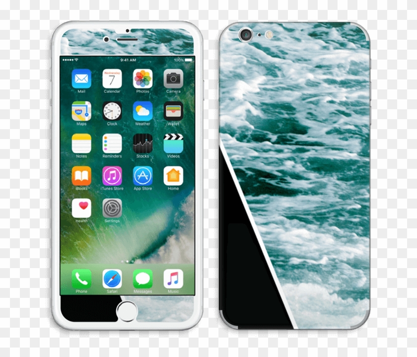 Black Water Skin Iphone 6 Plus - Iphone 7 Plus 128gb Red Clipart #4093259