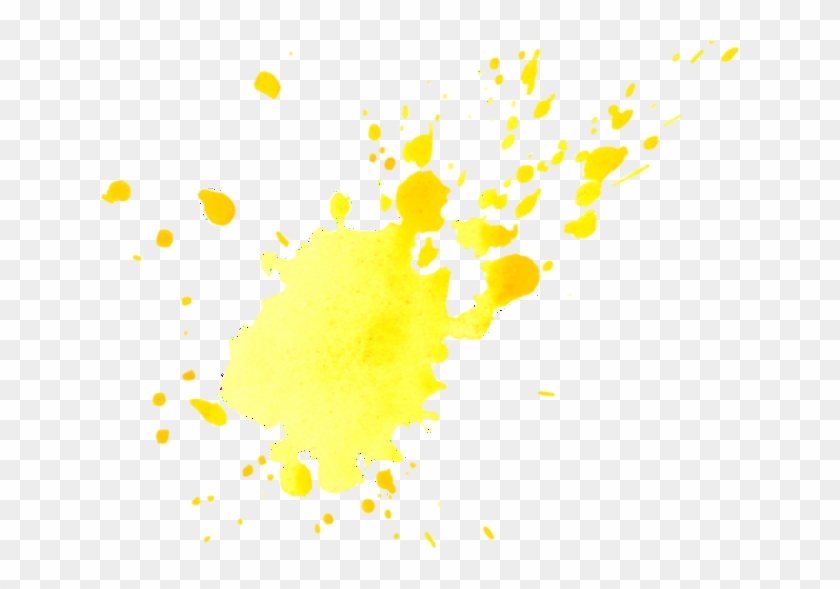 Yellow Paint Splatter - Mentahan Picsay Pro Crot Clipart