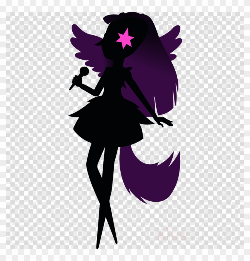 Rainbow Rocks Silhouette Clipart Twilight Sparkle Rainbow - Mmd Model Boy Download - Png Download