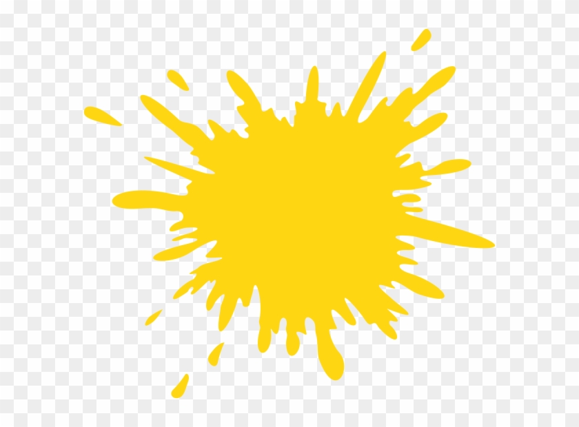 Yellow Colour Splash Clipart Png Transparent Png #4093707