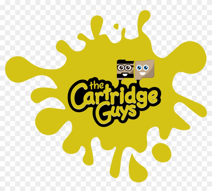 Logo On Yellow Splatter - Graphic Design Clipart