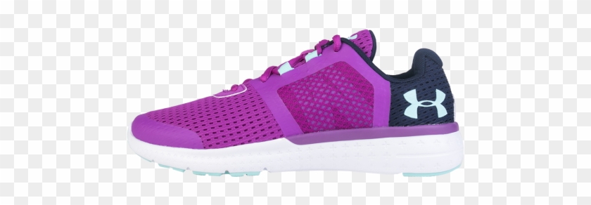 Girls' Grade School Ua Micro G Fuel Running Shoes - Sneakers Clipart #4094098