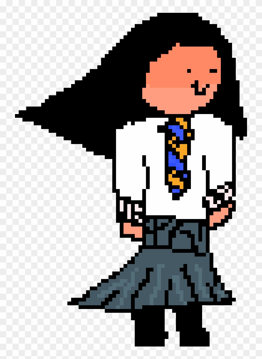 School Uniform - Pixel Faces Clipart