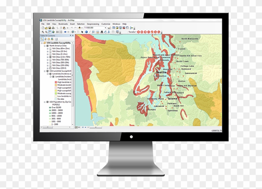 Create Portable Geopdf Maps From Esri Arcgis - Computer Monitor Clipart