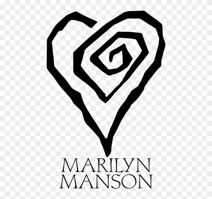 Marilyn Manson Logo, Tumblr - Marilyn Manson Eat Me Drink Me Heart Clipart #4094729