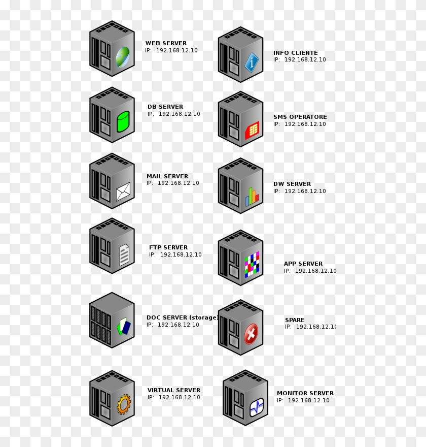 Clip Art By Dexmilano - Computer Server Cartoon - Png Download