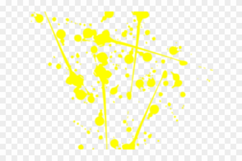 Paint Clipart Yellow - Black Orange Background Art - Png Download