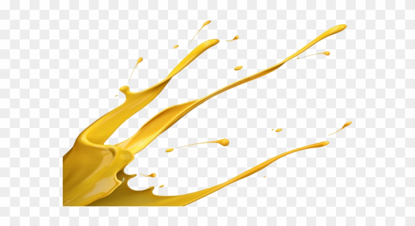 #splash #colorsplash #spray #yellow #paint #painting - Salpicadura De Pintura Png Clipart