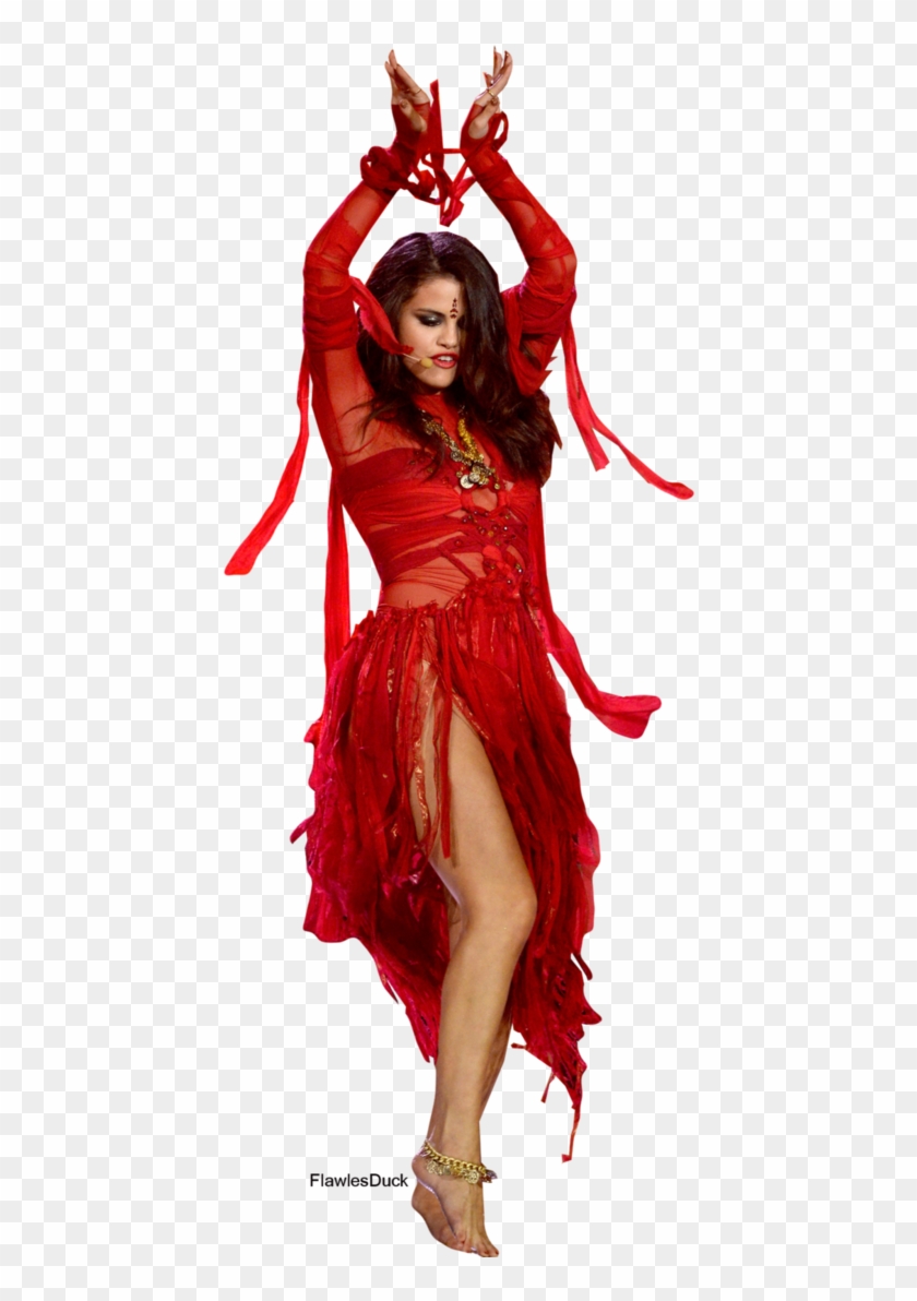 ~~selena Marie Gomez~~~ - Selena Gomez Come And Get It Red Dress Clipart