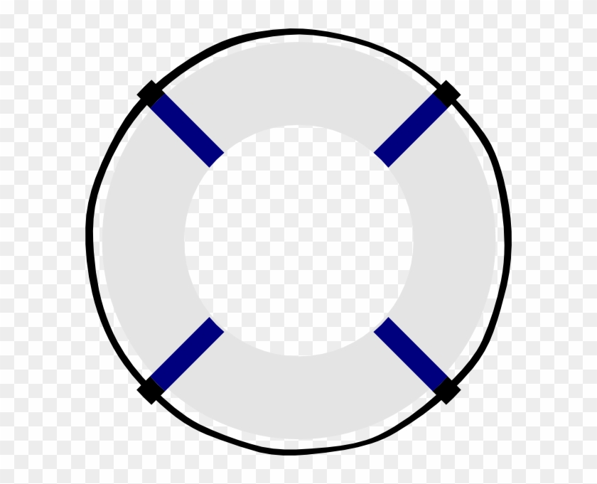 How To Set Use Life Ring Blue And White Svg Vector - Life Ring Blue Png Clipart #4095282