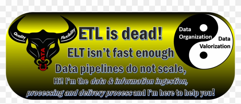 Elt Isn't Fast Enough, Data Pipelines Do Not Scale - Graphic Design Clipart #4095321