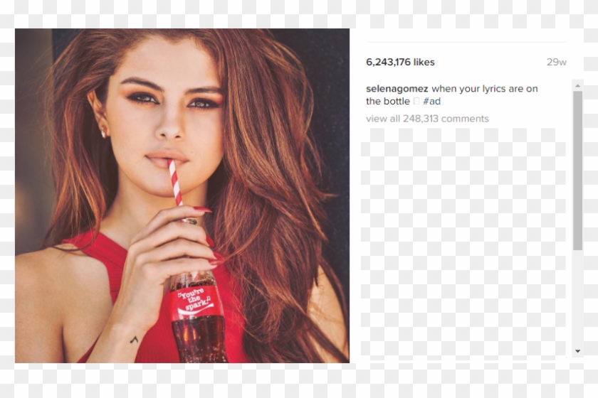 Selena Gomez Updated Most Liked Photo-815x4801 - Selena Gomez Instagram Record Clipart #4095566