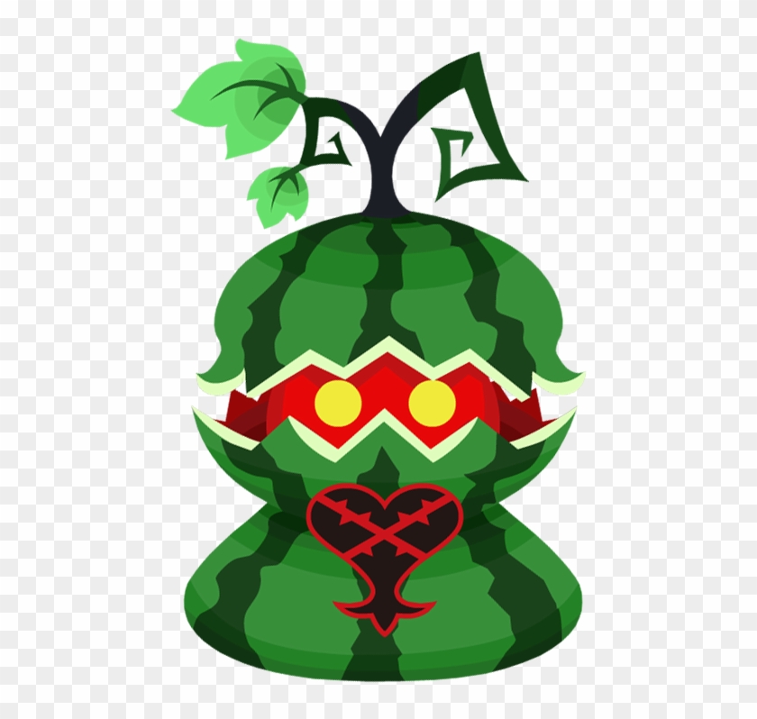 Https - //images - Khinsider - Com/kingdom - Hearts - Watermelon Heartless Clipart