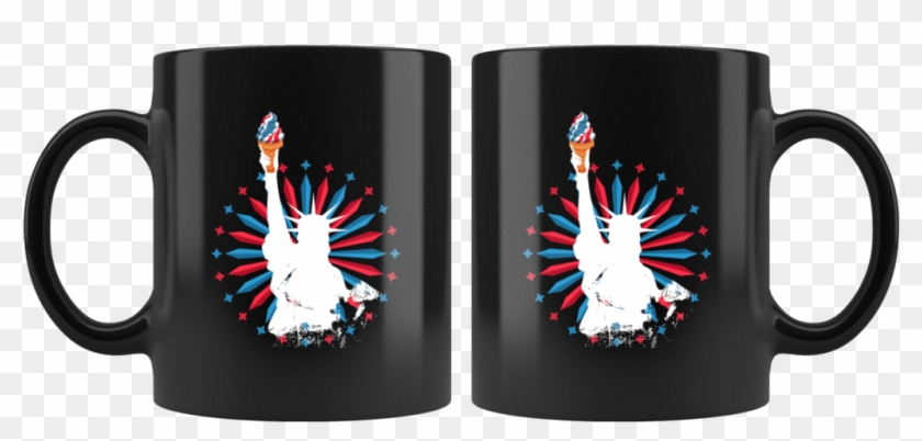 Statue Of Liberty Ice Cream Cone Torch Mug - Mug Clipart #4095954