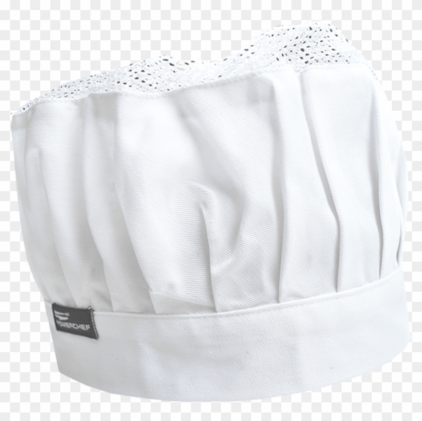 Netted Top Bakers Or Chef Hat - Beanie Clipart #4095966