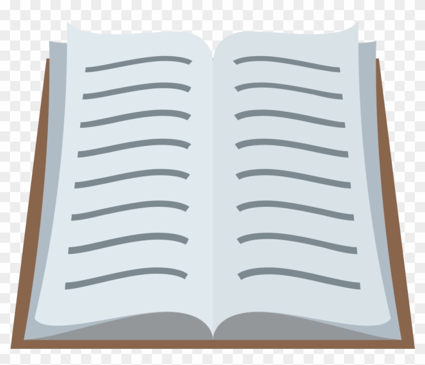 File - Emojione 1f4d6 - Svg - Book Open Emoji Clipart