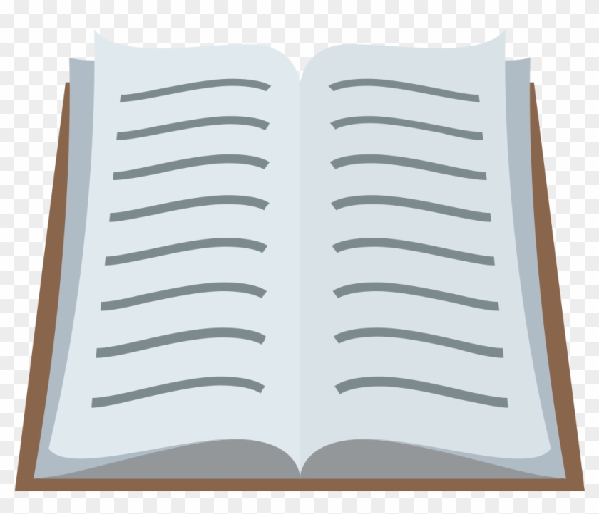 File - Emojione 1f4d6 - Svg - Book Open Emoji Clipart #4096239